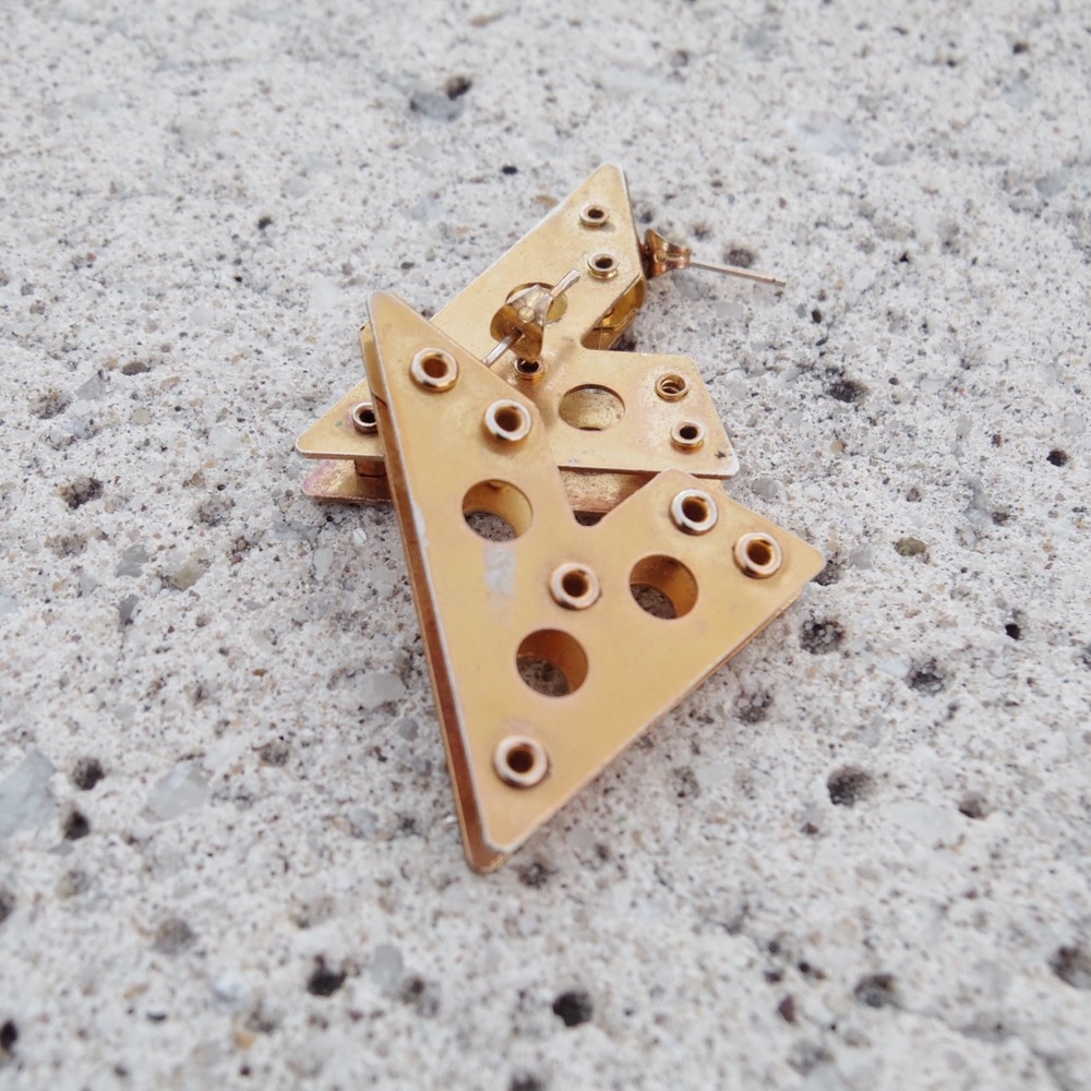 geometric earrings